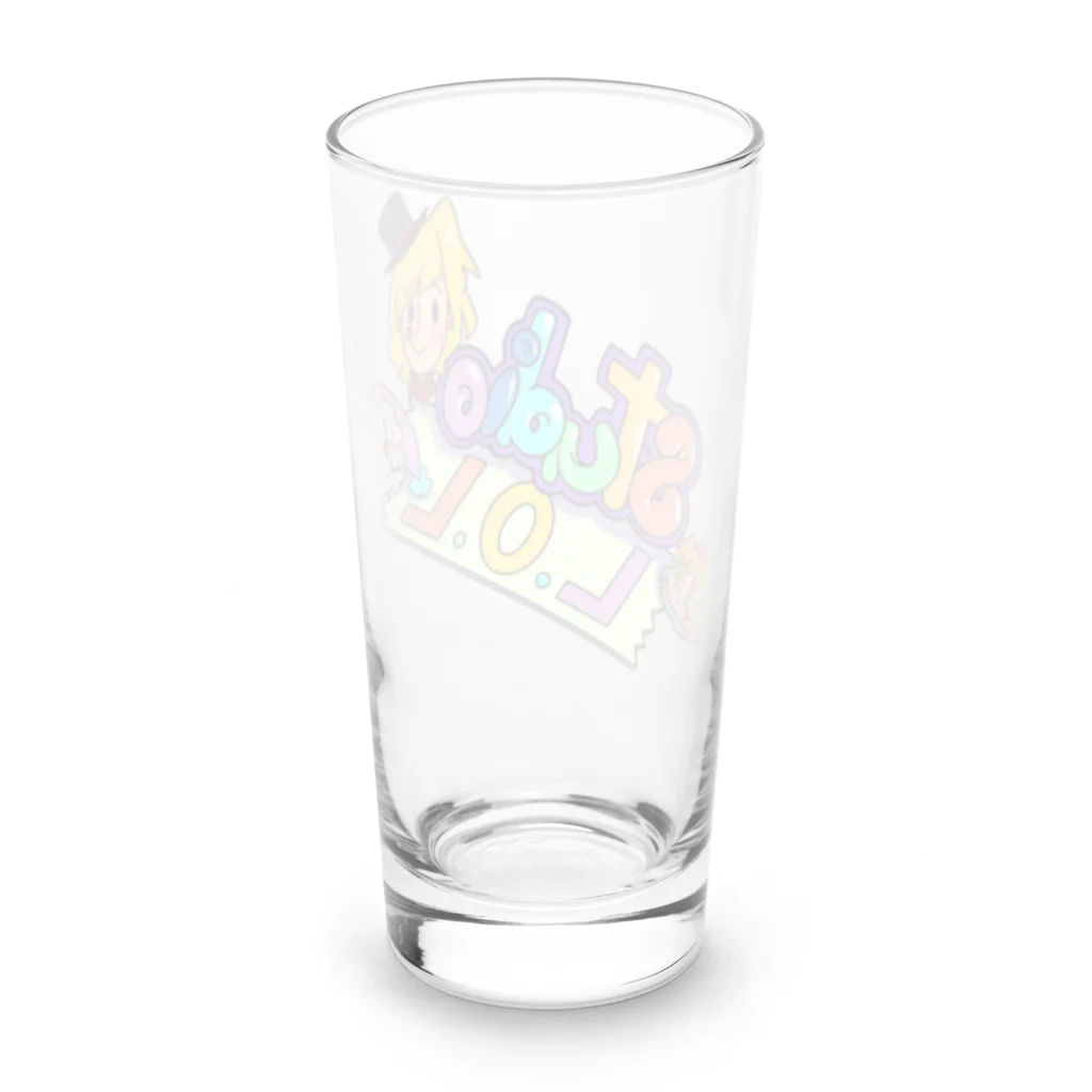 Studio L.O.LのStudioL.O.L【カラフルロゴ斜め】 Long Sized Water Glass :back