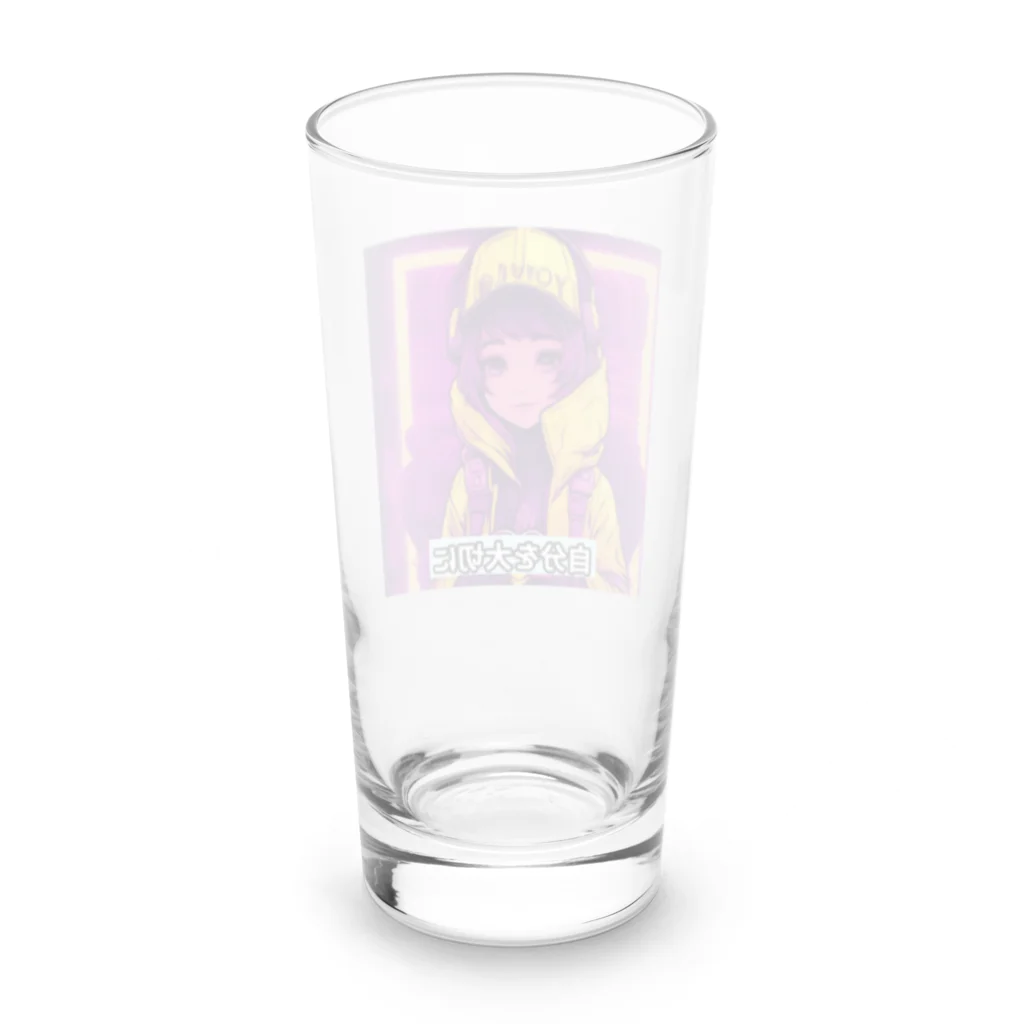 evahmonの光の戦士シリーズ・ひかりちゃん Long Sized Water Glass :back