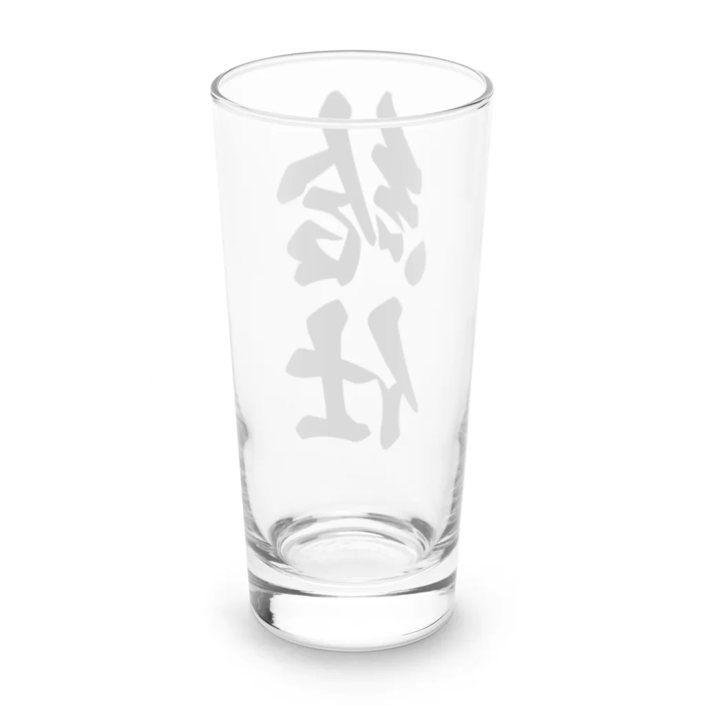 着る文字屋の給仕 Long Sized Water Glass :back