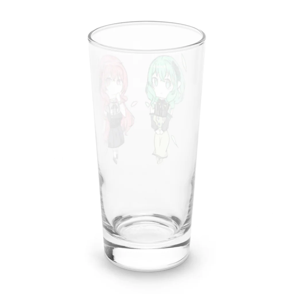 Tako-2daime shopの双子ちゃん Long Sized Water Glass :back