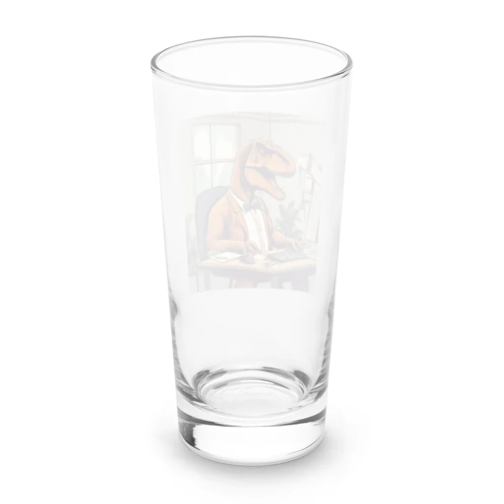 kenshopの働く恐竜 Long Sized Water Glass :back