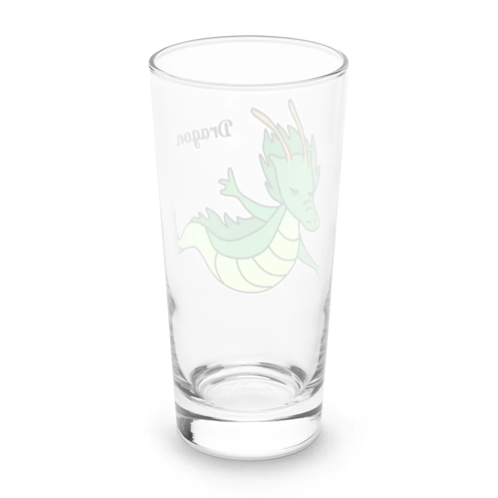 ハナのお店のドラゴン Long Sized Water Glass :back