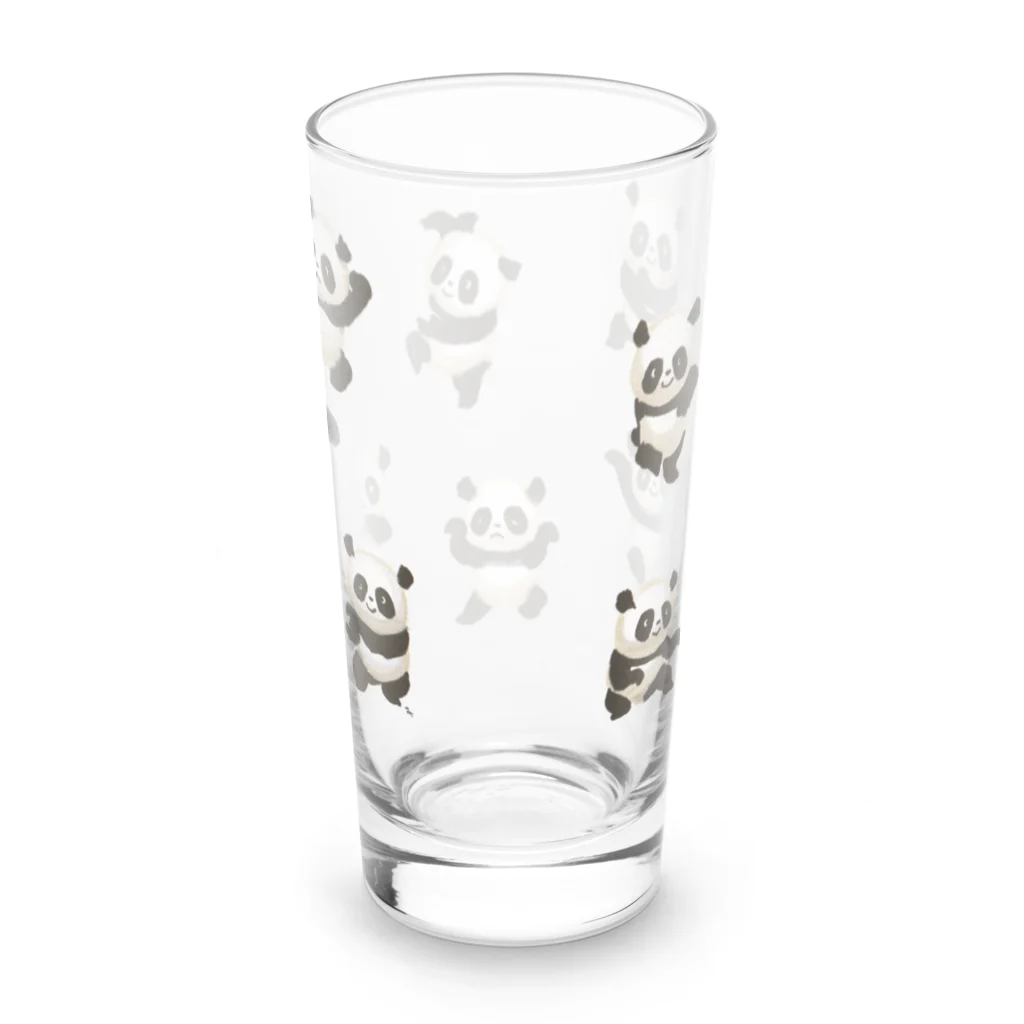 segasworksの功夫のパンダちゃん（横構図） Long Sized Water Glass :back