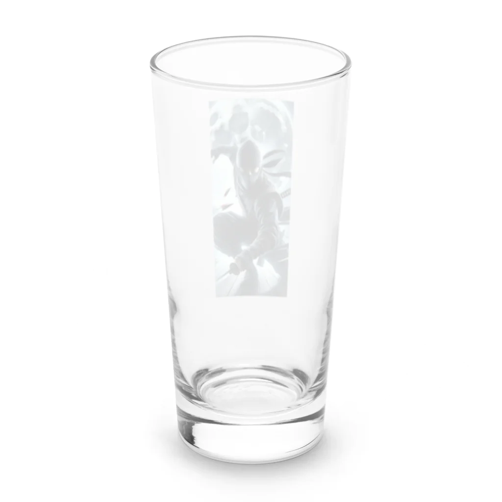 タマちゃんの黒猿 Long Sized Water Glass :back