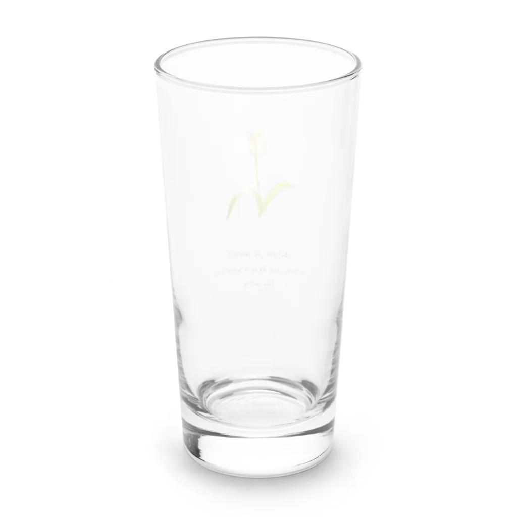 rilybiiの虹色チューリップ Long Sized Water Glass :back