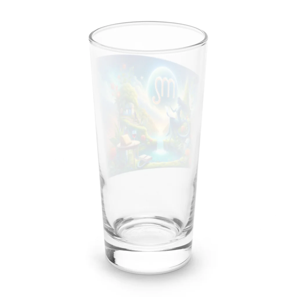 niko&PANDA shopのおとめ座　運気上昇 Long Sized Water Glass :back