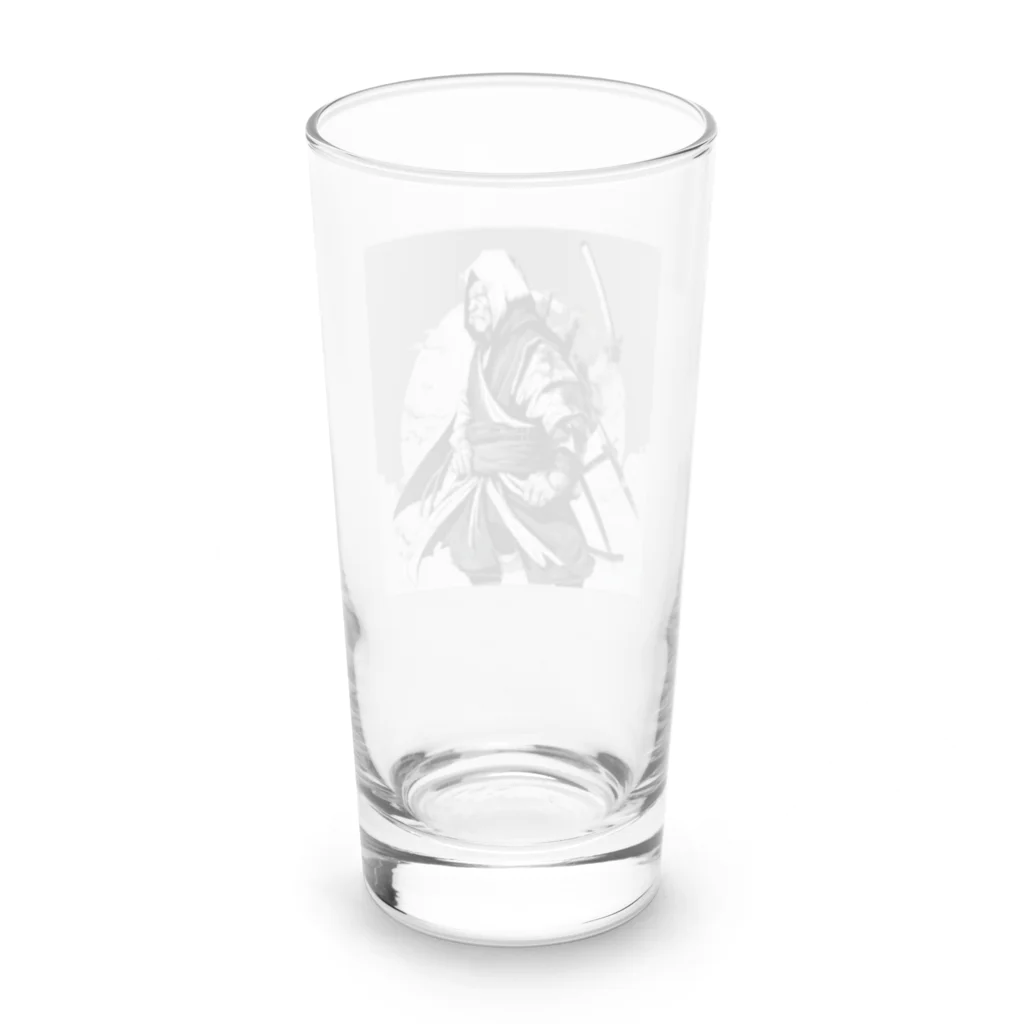 にんにんにんじゃのベテラン忍者のグッズ Long Sized Water Glass :back