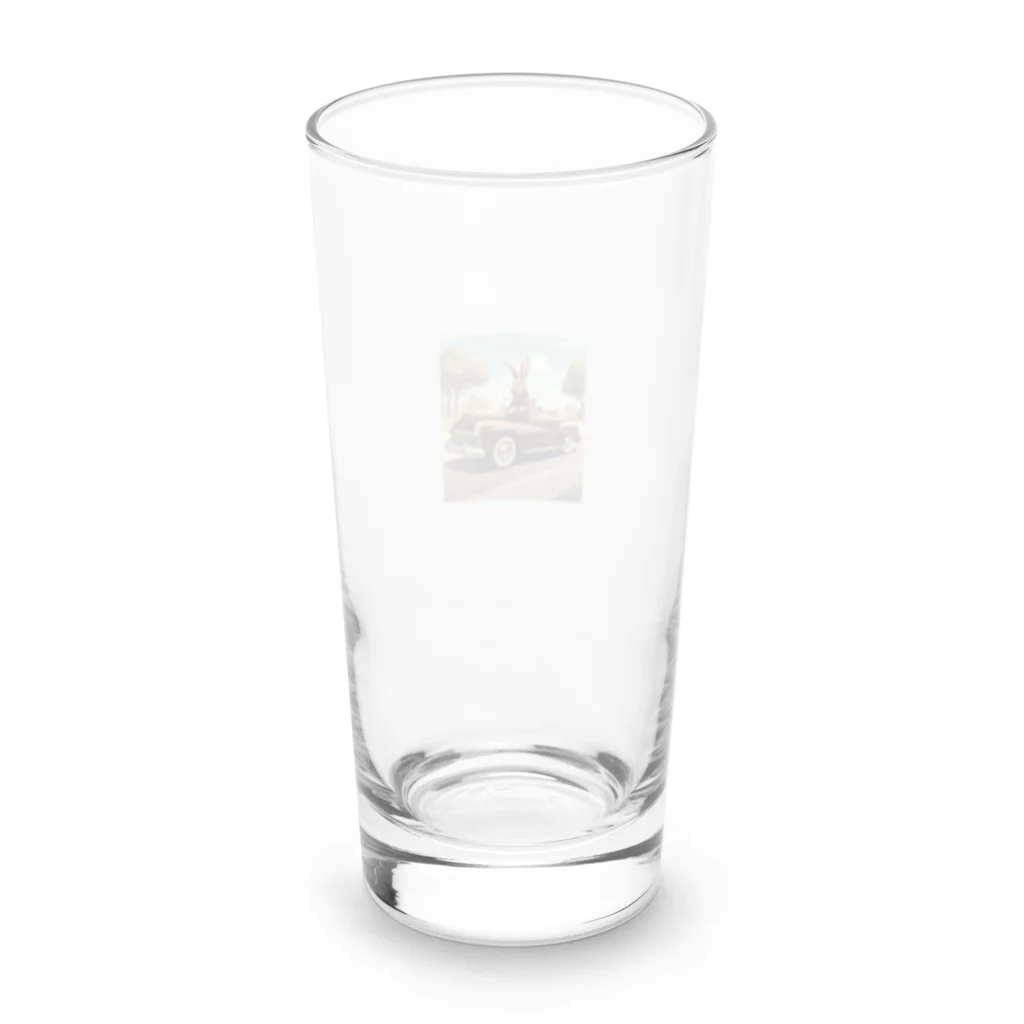 Sone Factoryのアメ車うさぎ Long Sized Water Glass :back