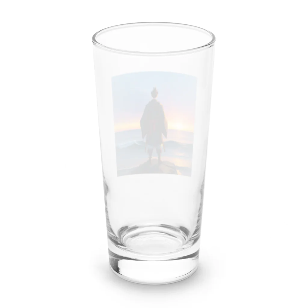 810aoの海の神 Long Sized Water Glass :back