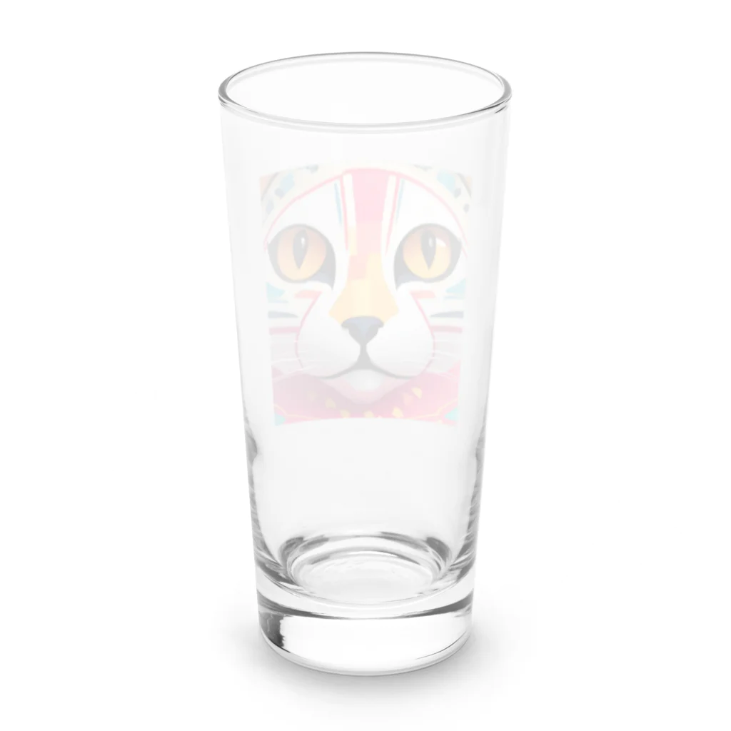 ぎゃんぶるにゃんこのキングにゃんこ様 Long Sized Water Glass :back