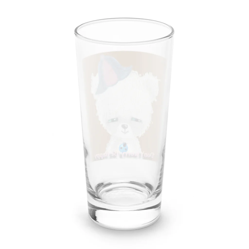 雑貨屋みちゴローの楽しくやろうぜ Long Sized Water Glass :back