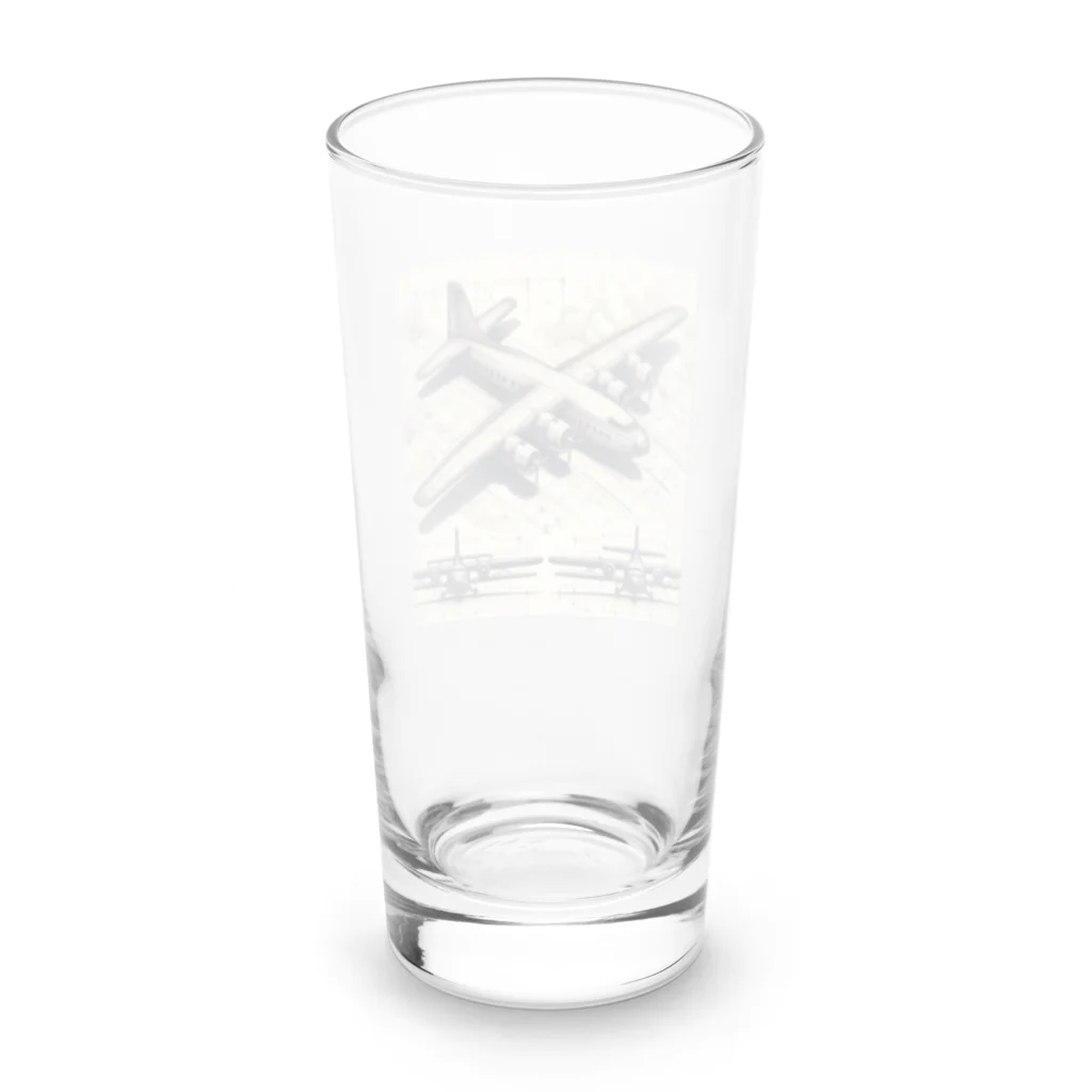 hosigareの架空の航空機 Long Sized Water Glass :back