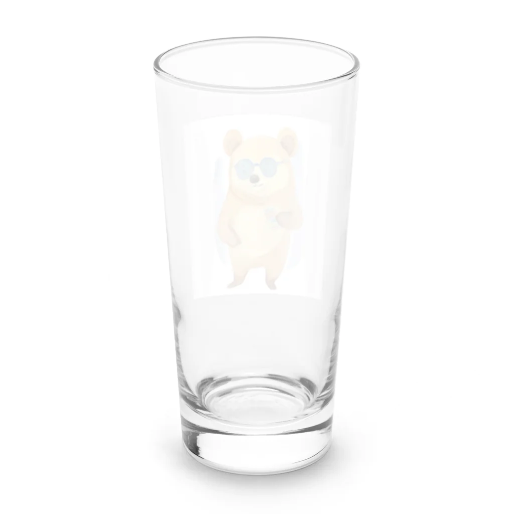 さとうさしみ。のメガネっクマ② Long Sized Water Glass :back