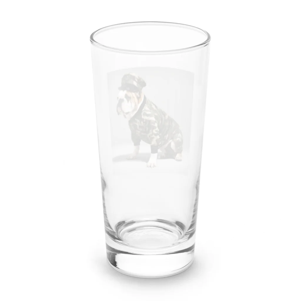 中原ひろふみのブルド軍曹 Long Sized Water Glass :back