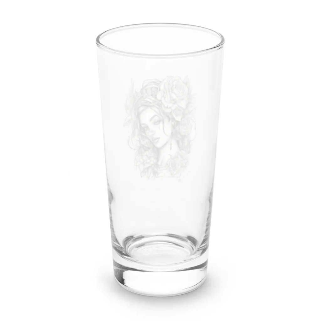 エスティーの美しい女性 Long Sized Water Glass :back