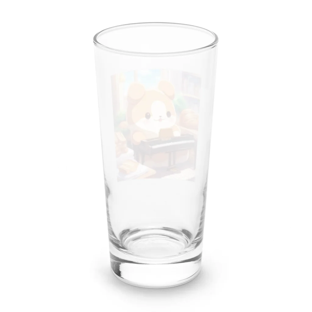 星パンダショップのぱんくまちゃん Long Sized Water Glass :back