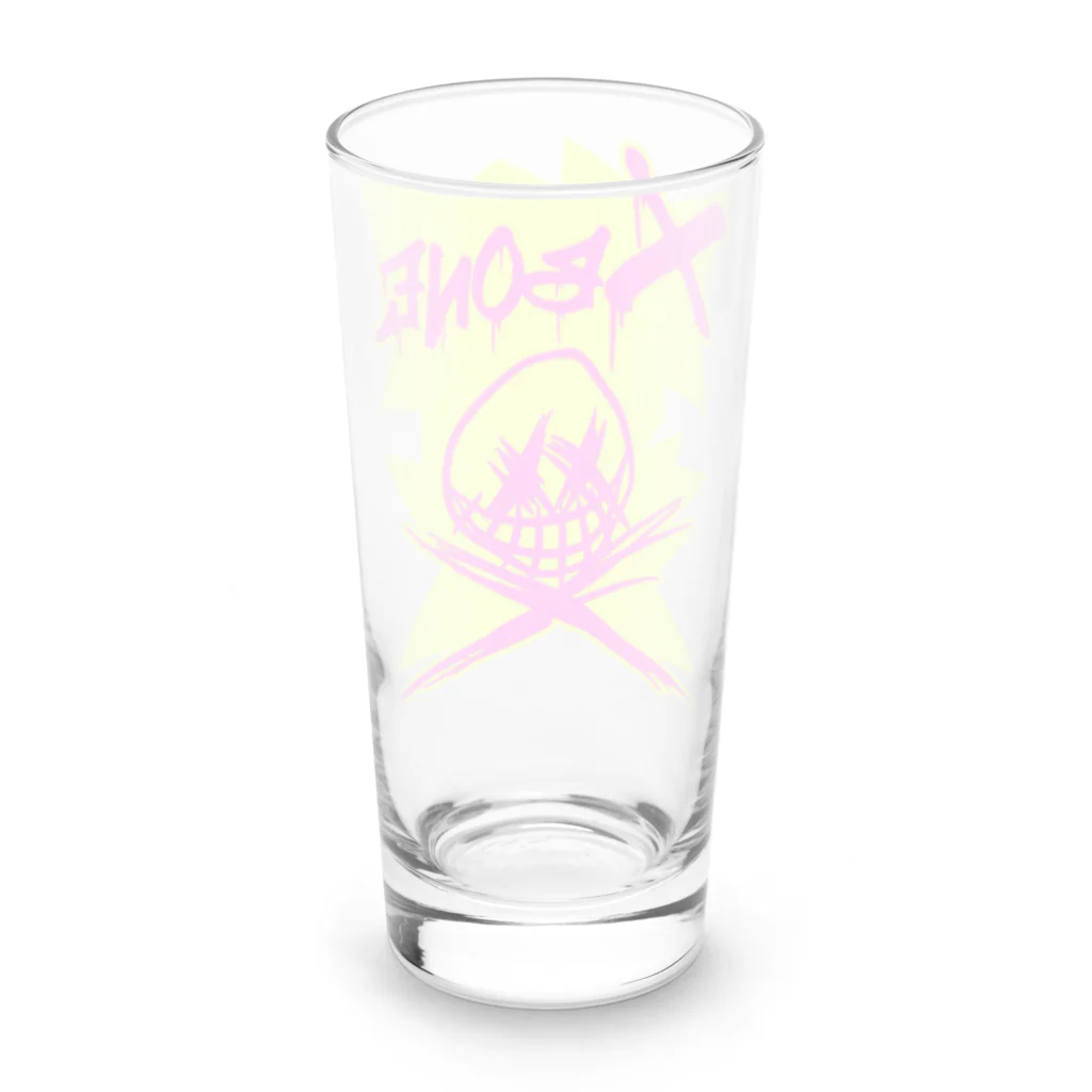 Ａ’ｚｗｏｒｋＳのRAKUGAKIXBONE PNKonYEL NEON Long Sized Water Glass :back