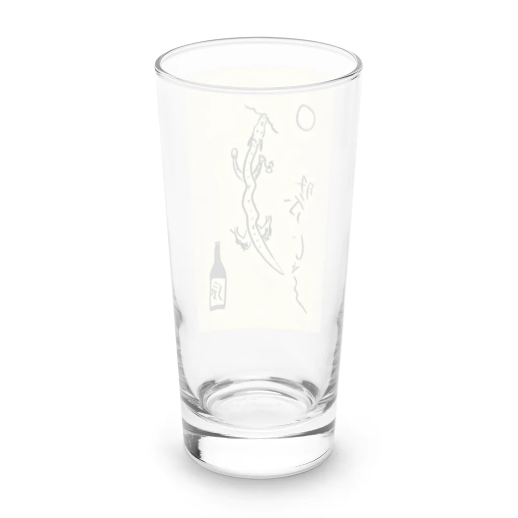 テラッシーのお店の酒好きの辰ちゃん‼️ Long Sized Water Glass :back