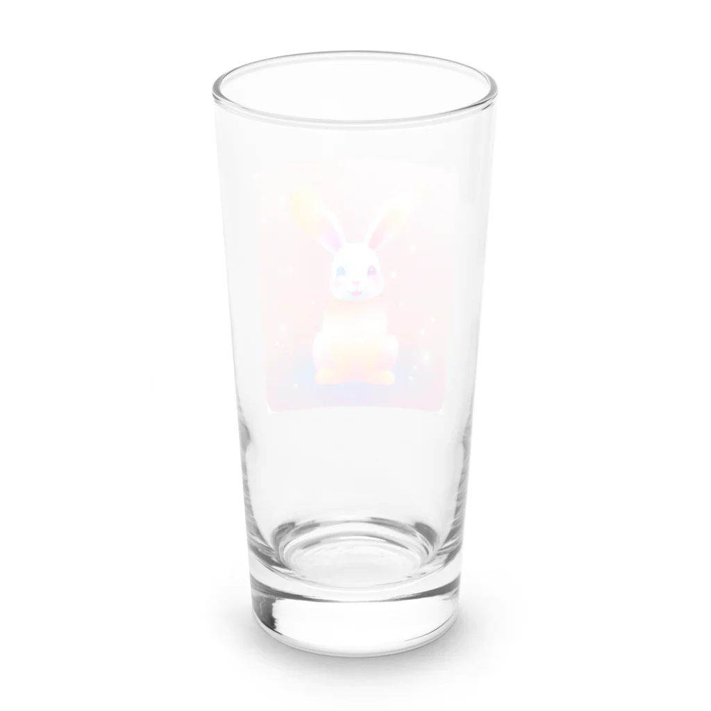 ELENOREのもふもふキュートなウサギさん♡  Long Sized Water Glass :back