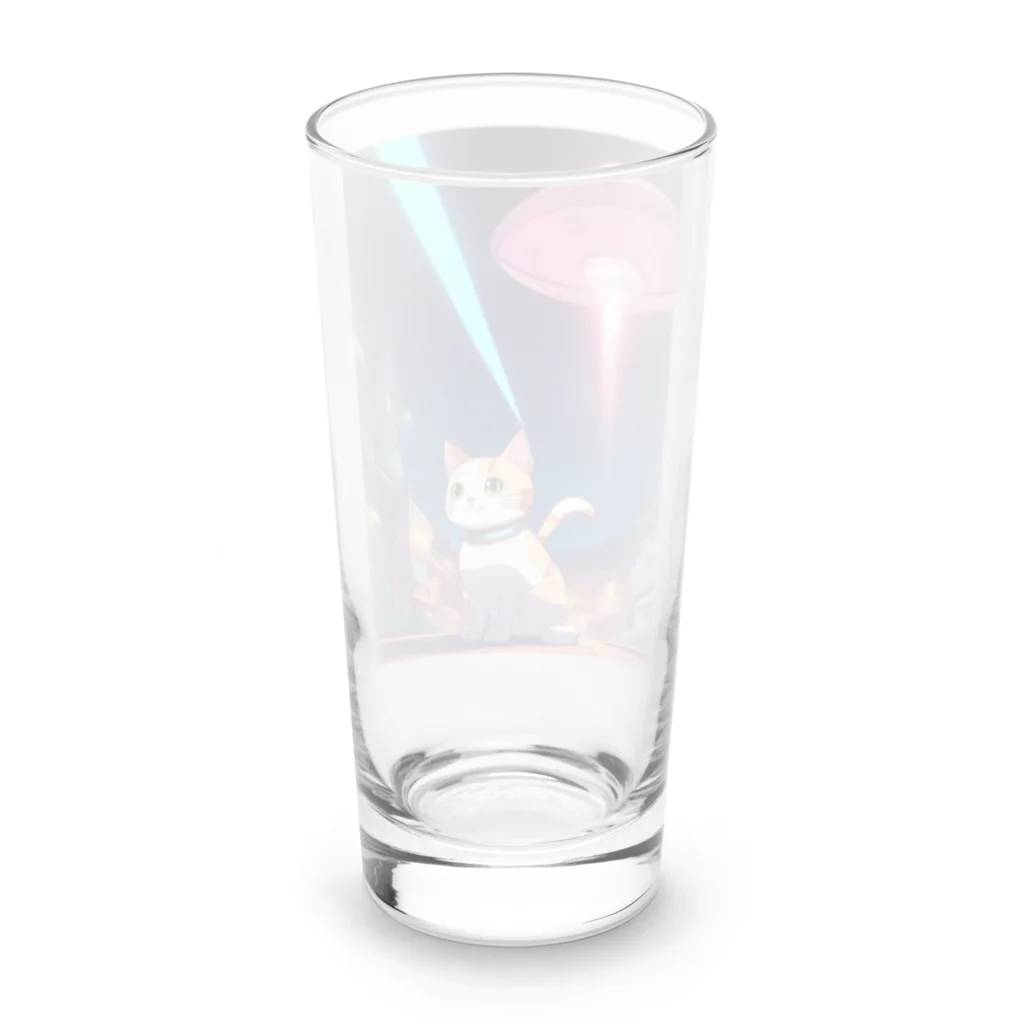 ParadigmStar　パラダイムスターの『猫』と『UFO』が融合した驚愕のキャトルミューティレーションシリーズ Long Sized Water Glass :back