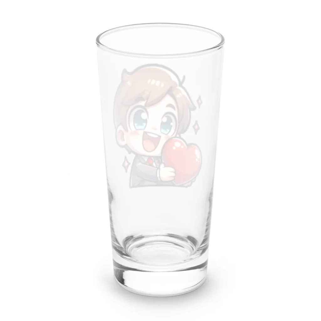 KAWAKAMI-SENTAROUのチョコレートよりも甘い笑顔 Long Sized Water Glass :back