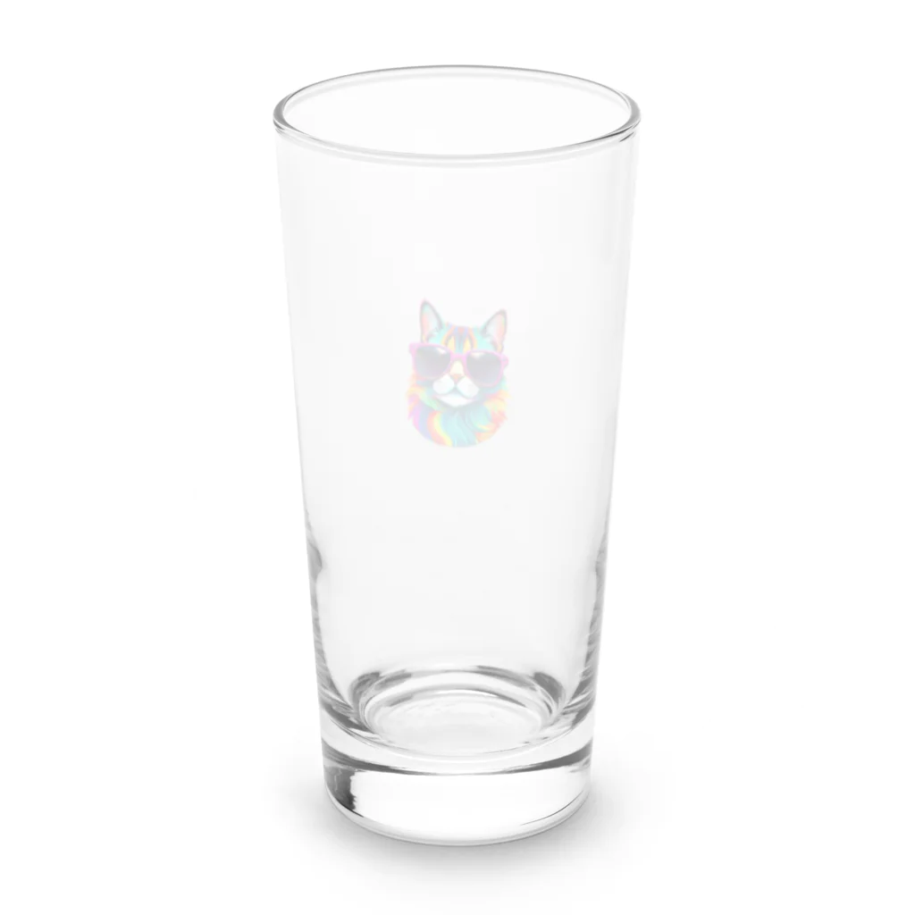 629_CAT_ARTのグラカラキャット2 Long Sized Water Glass :back