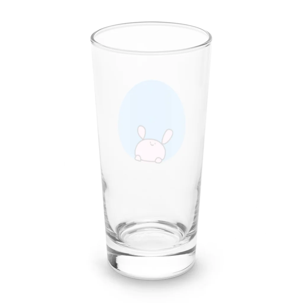 ぴののうさちゃん こんにちは Long Sized Water Glass :back