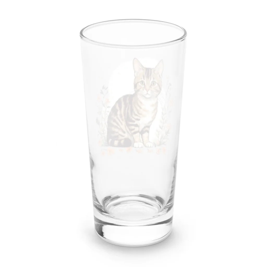 rei0625のとらねこ Long Sized Water Glass :back