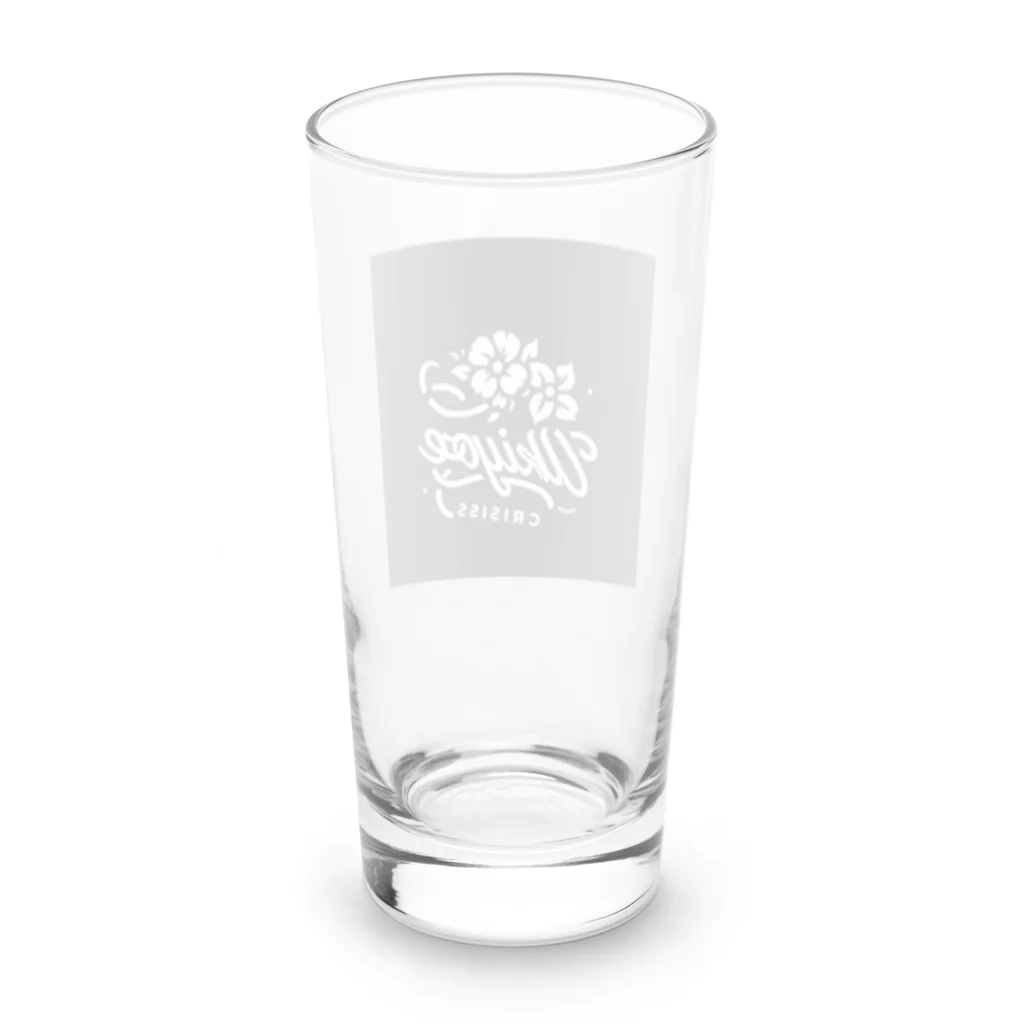 BILBILのUkiyE クライシスロゴシリーズ Long Sized Water Glass :back