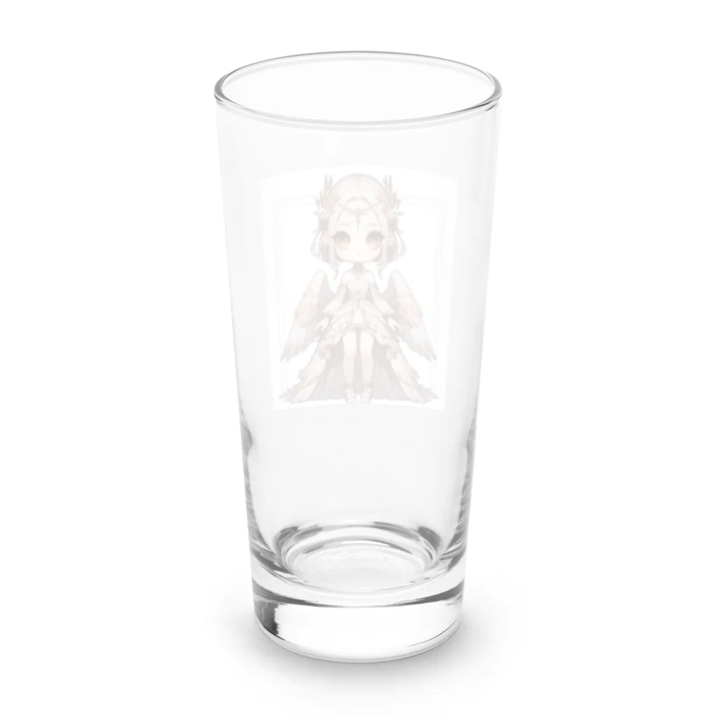 干支シティの酉の花嫁 Long Sized Water Glass :back