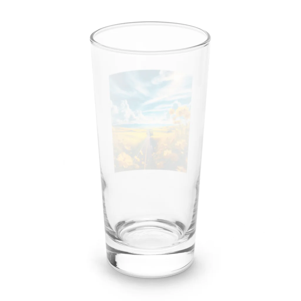 mayu0807の幸せの黄色い道 Long Sized Water Glass :back