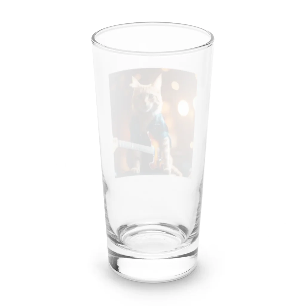 kawaii_catのKawaii Rock Cat Long Sized Water Glass :back