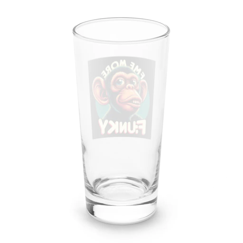 k.a.u.j.7のFUNKYなサルが登場 Long Sized Water Glass :back