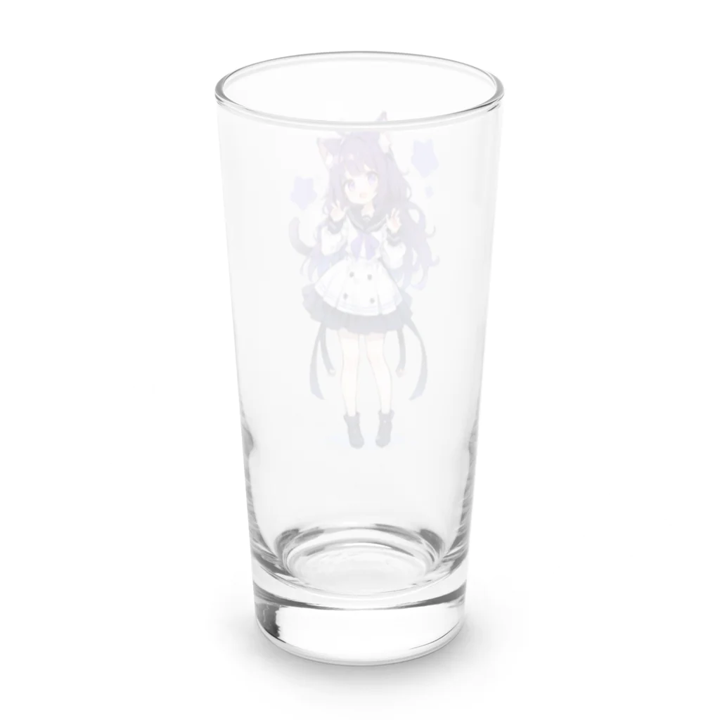 kawaii女の子専門ショップのにゃんにゃん猫ちゃん女の子 Long Sized Water Glass :back