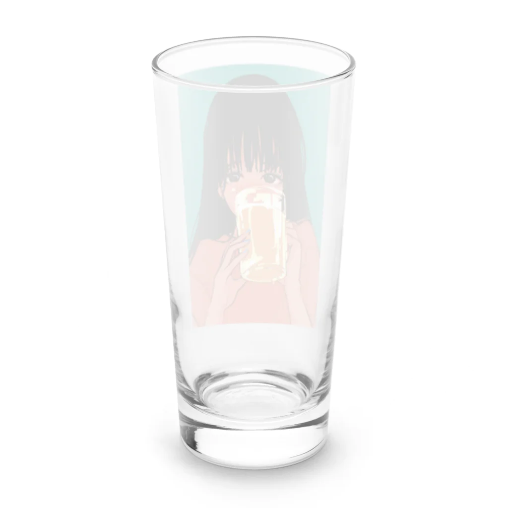 ryou0701lmのほろ酔い美人 Long Sized Water Glass :back