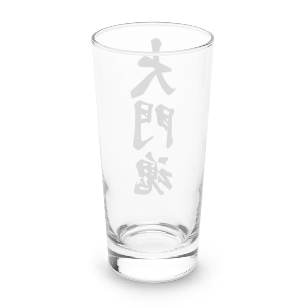 着る文字屋の大門魂 （地元魂） Long Sized Water Glass :back