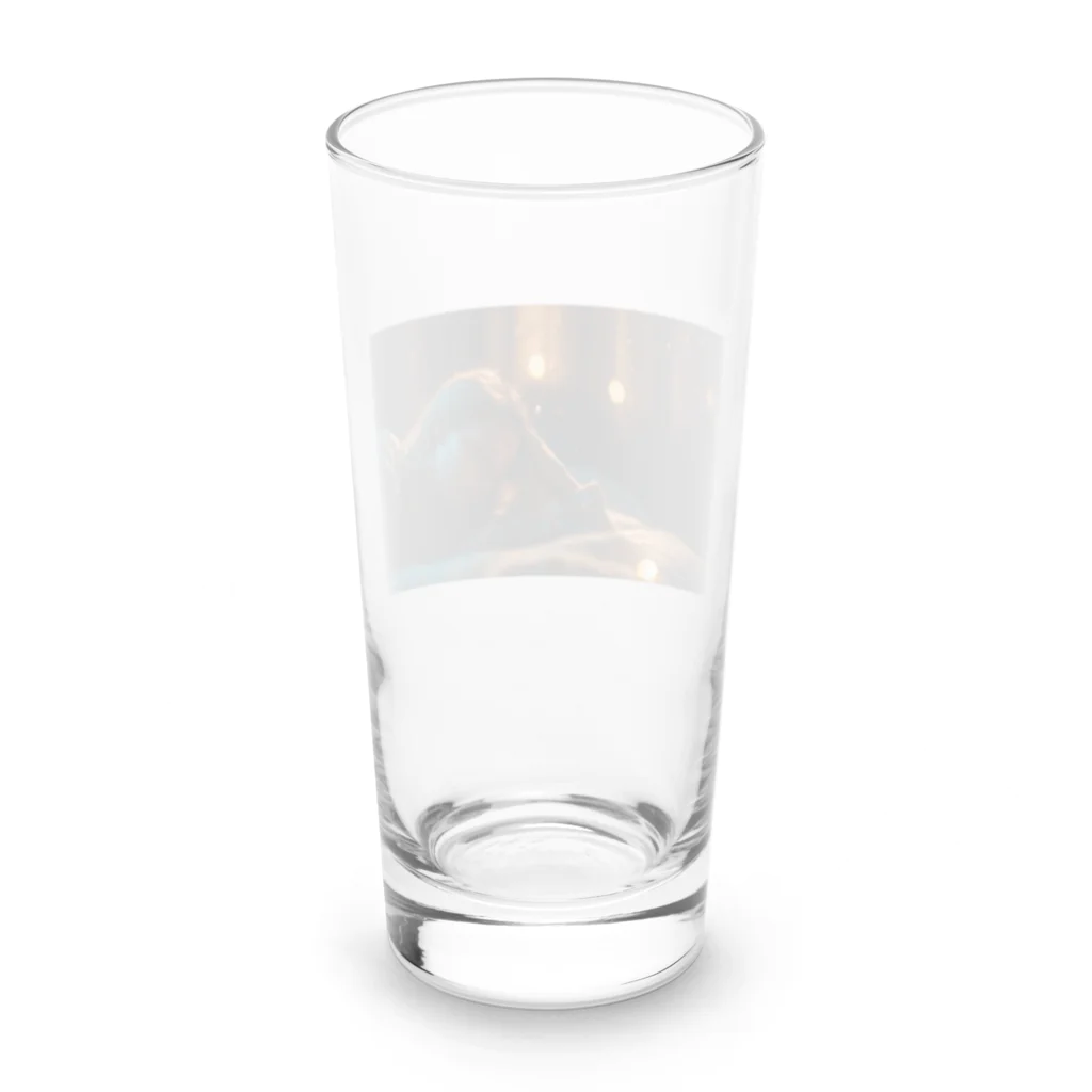 Mioキャンバスの夢工房　 の眠りにつく女性 Long Sized Water Glass :back