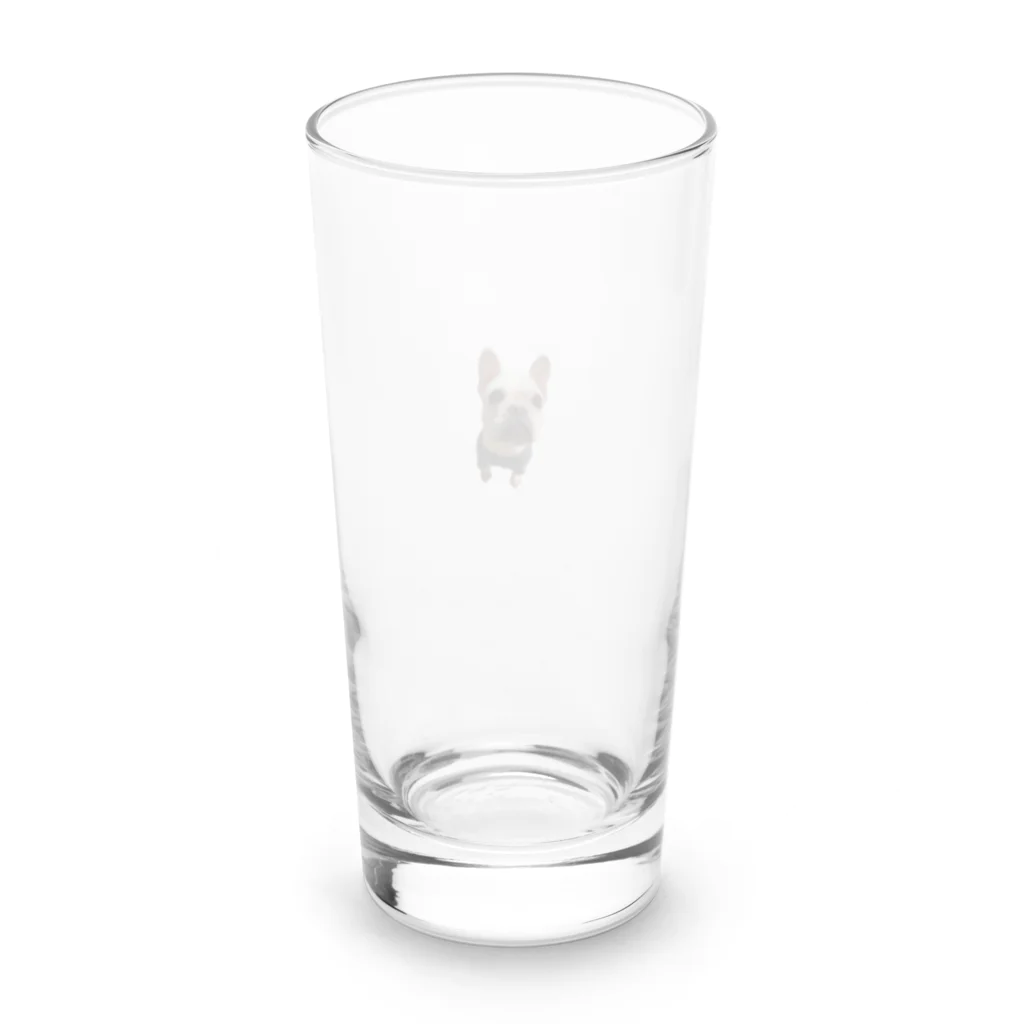 しらたまのドアップしらちゃん Long Sized Water Glass :back