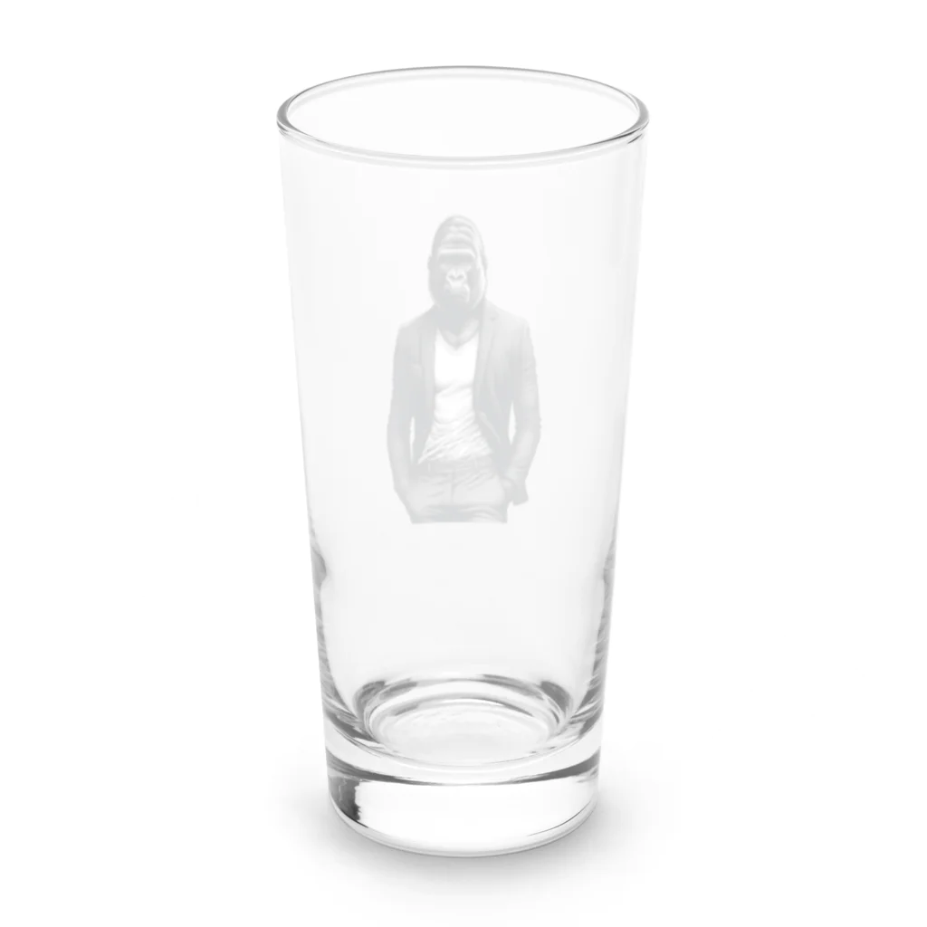 Pigイッヌのダンディーゴリ Long Sized Water Glass :back