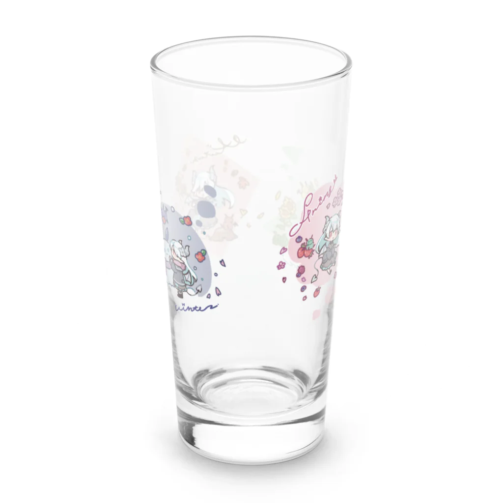 しろあくまショップの四季を楽しむろき Long Sized Water Glass :back