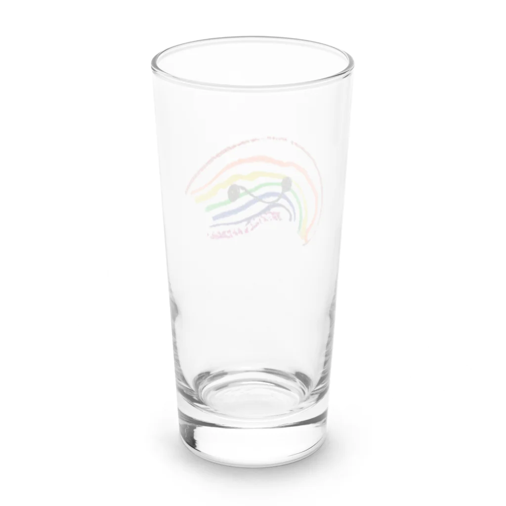 燈スケッチのにじちゃん Long Sized Water Glass :back