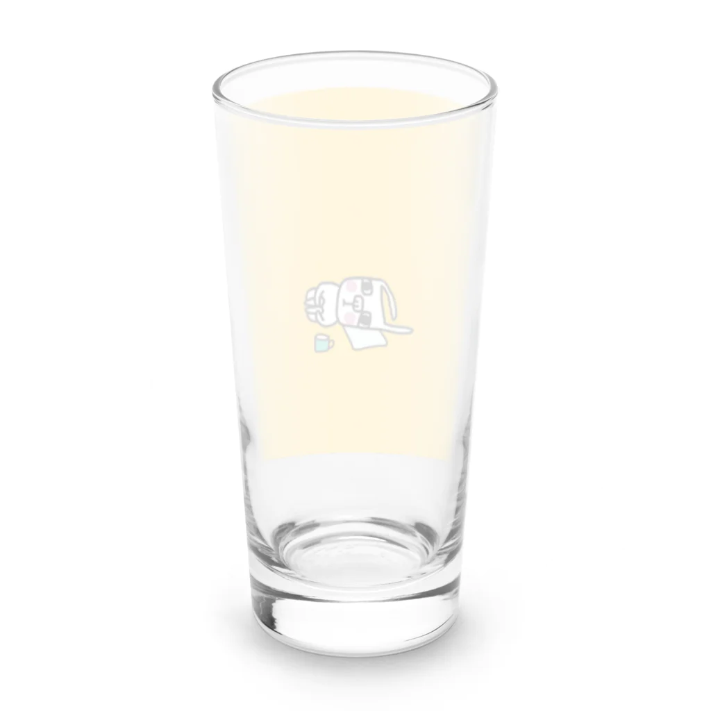 anco91　フレンチブルドックのぽつん Long Sized Water Glass :back