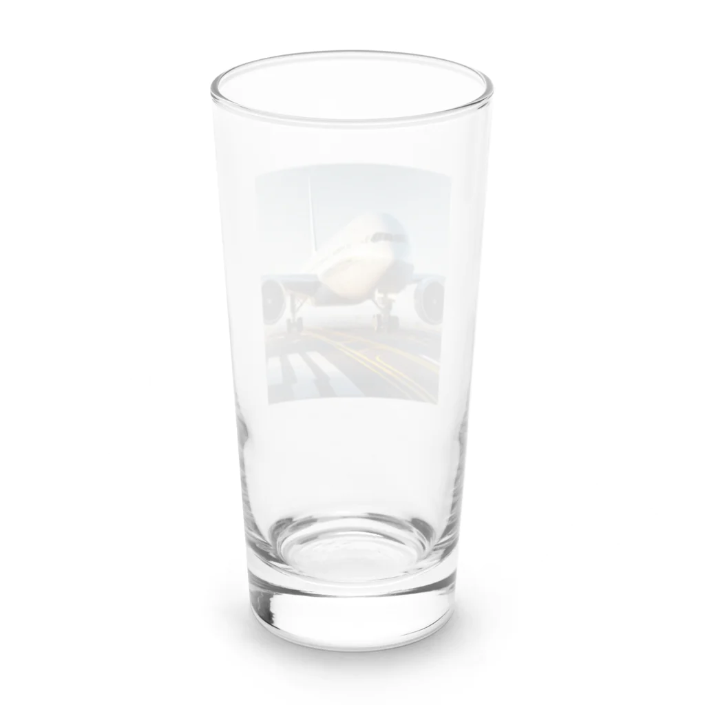 uj-ojiasnのかっこいい飛行機 Long Sized Water Glass :back