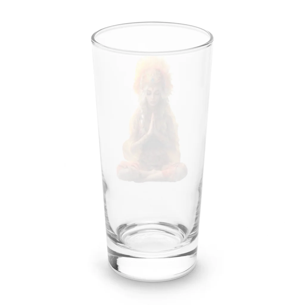 Chi3のアジアの女神の祈り Long Sized Water Glass :back