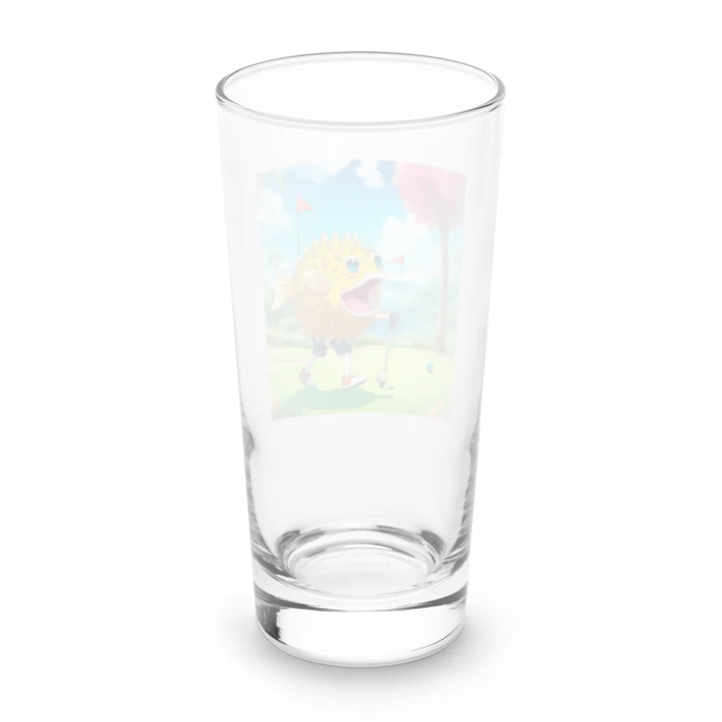 samohan0121のフグゴルフ Long Sized Water Glass :back