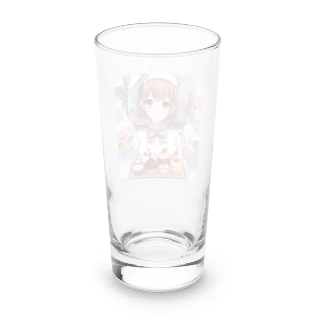 ironanoの【#いろなの】見習いパティシエ Long Sized Water Glass :back