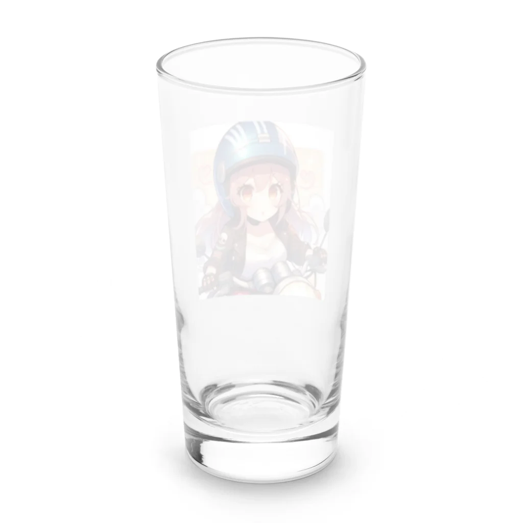 ライダーズのバイク女子　ばくおん!!系 Long Sized Water Glass :back