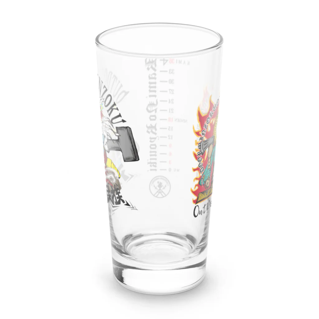 outdoorminzokuのアウトドア民族"神"シリーズ Long Sized Water Glass :back