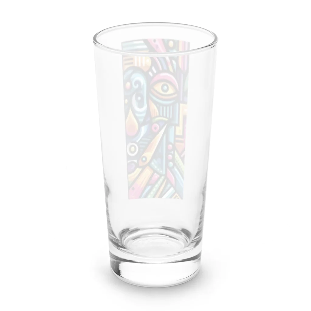 いろいろTOSIVOの不思議でユニークなカラフルデザイン Long Sized Water Glass :back