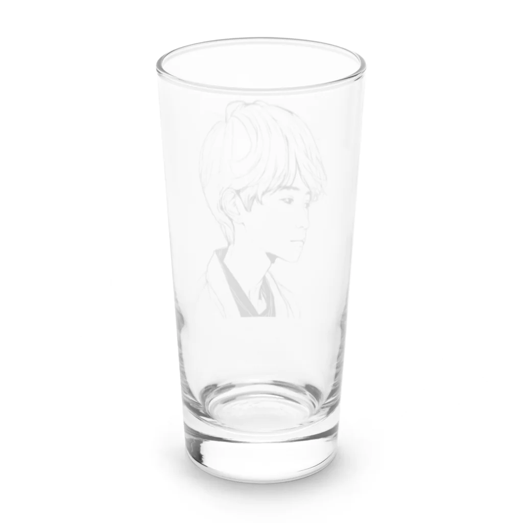 Matsue Hannaのハーフ系イケメン男子 Long Sized Water Glass :back